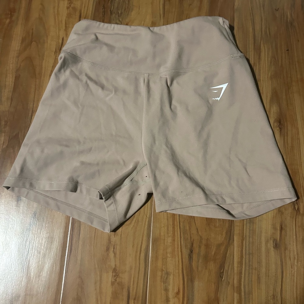 Gymshark Beige Workout Shorts